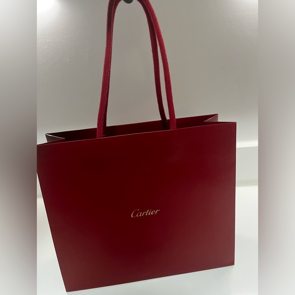 Cartier shopping bag